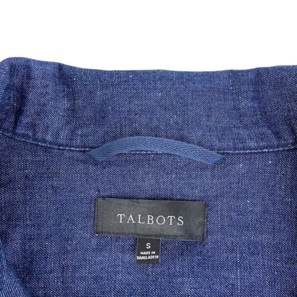 Talbots Jean Jacket Zip And Snap Front - image 3